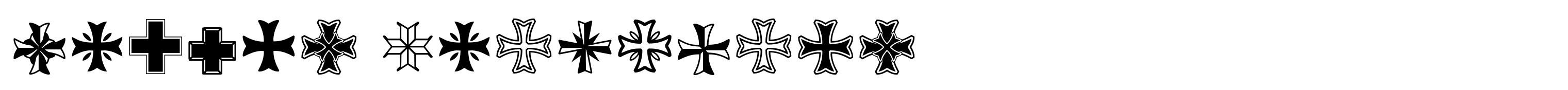 Crucis Ornaments